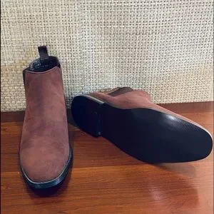 Harrison Myles Shoes Hpnwot Samuel Brown Faux Suede Chelsea